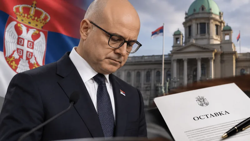 Премьер-министр Сербии Милош Вучевич ушёл в отставку