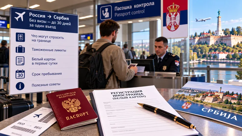 Въезд в Сербию без визы: сколько дней, какие документы и что везти нельзя