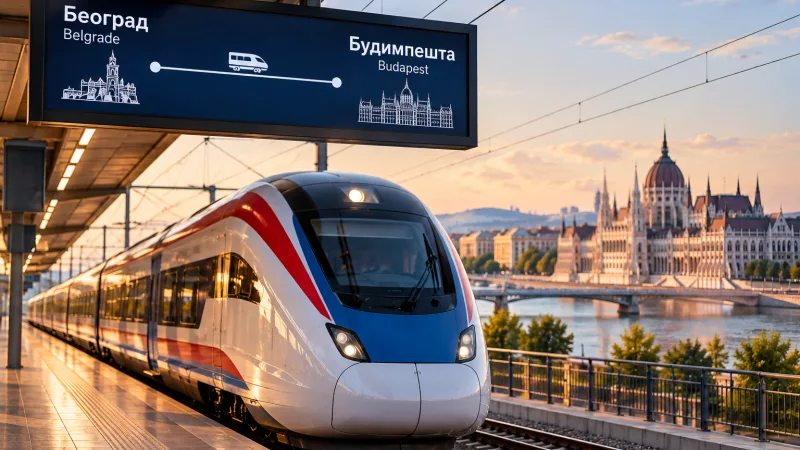 Поезда между Белградом и Будапештом планируют запустить в декабре