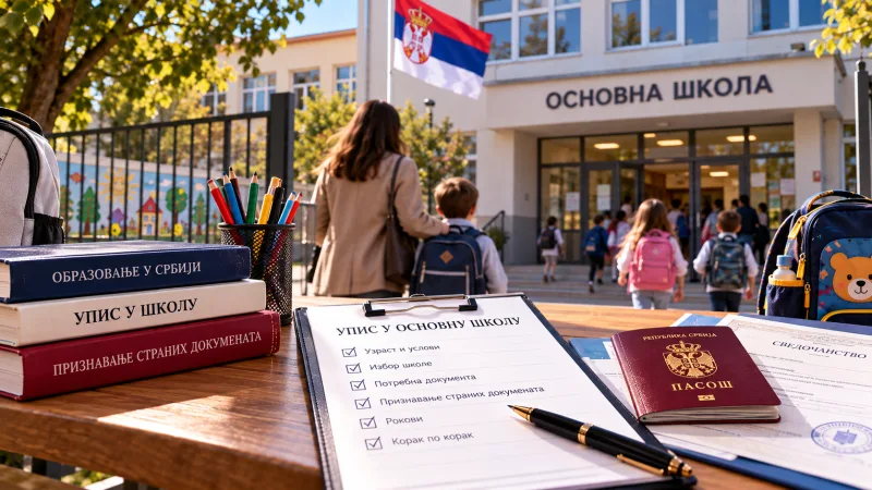 Школа для ребёнка в Сербии: как записать и к чему готовиться