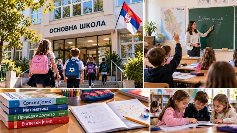 Школа в Сербии: как записать ребёнка и как устроено обучение